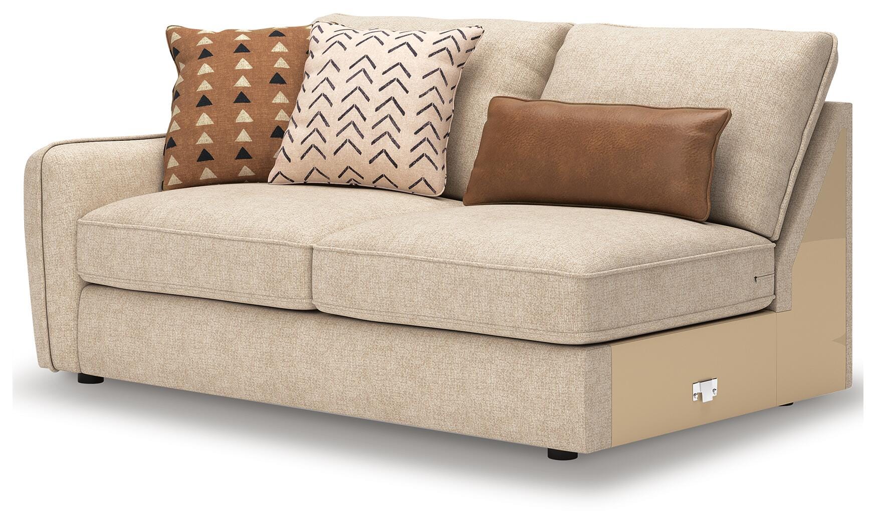 Seyler 3-Piece Sectional in Sand Chenille