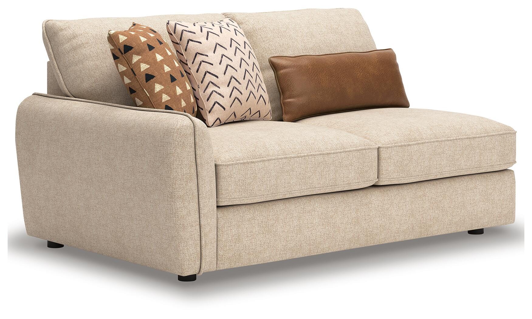 Seyler 3-Piece Sectional in Sand Chenille