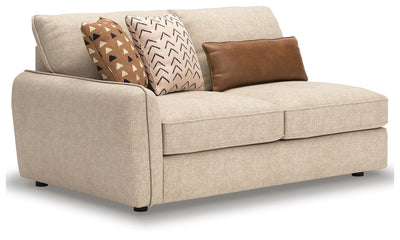 Seyler 4-Piece Sectional in Sand Chenille
