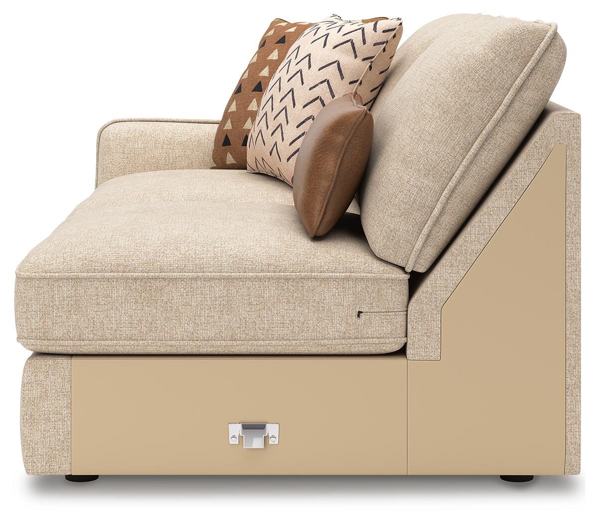 Seyler 4-Piece Sectional in Sand Chenille