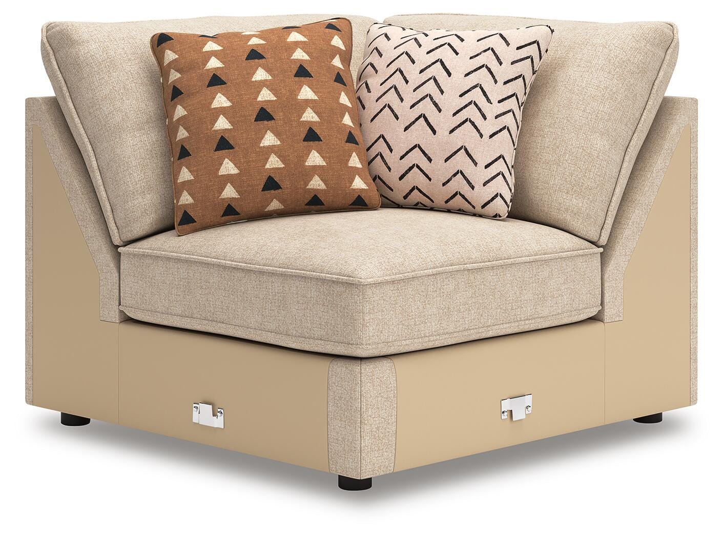 Seyler 4-Piece Sectional in Sand Chenille