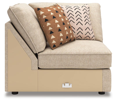 Seyler 3-Piece Sectional in Sand Chenille
