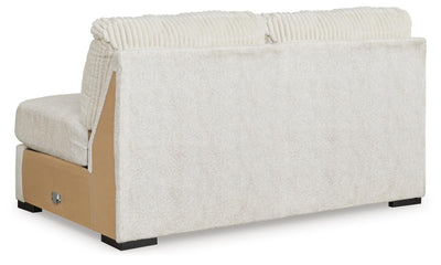 Chessington 4-Piece LAF Chaise Sectional in Ivory Chenille