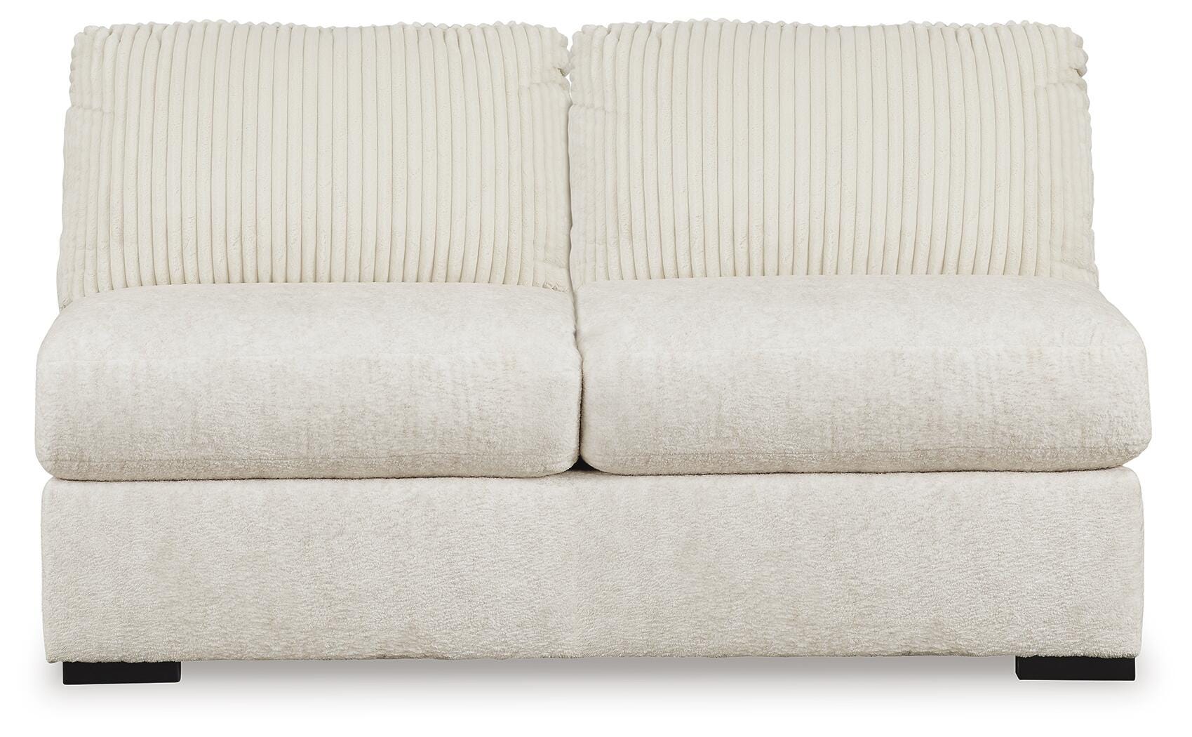 Chessington 4-Piece RAF Chaise Sectional in Ivory Chenille