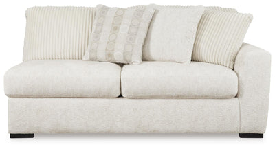 Chessington 2-Piece LAF Chaise Sectional in Ivory Chenille