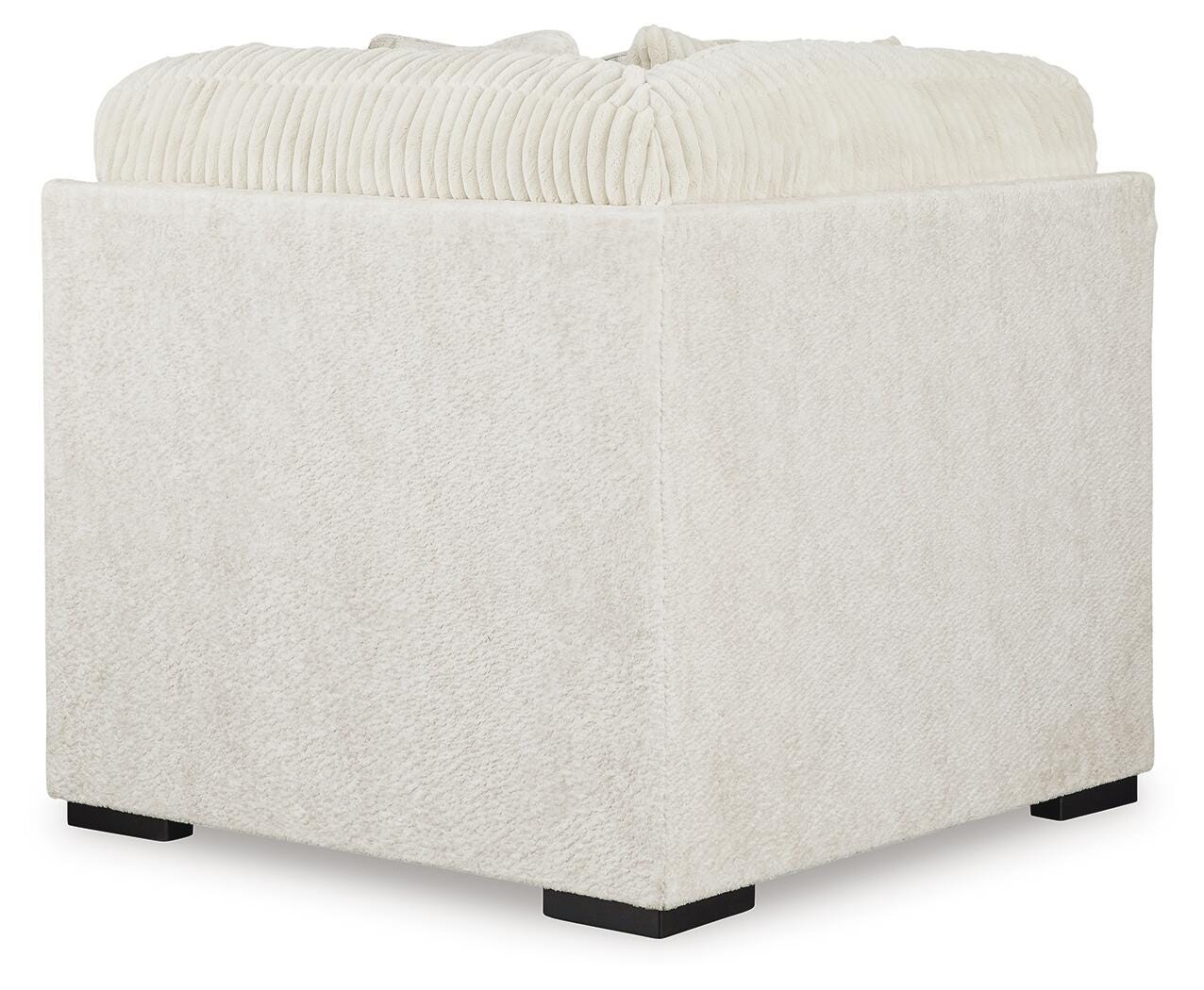 Chessington 4-Piece LAF Chaise Sectional in Ivory Chenille