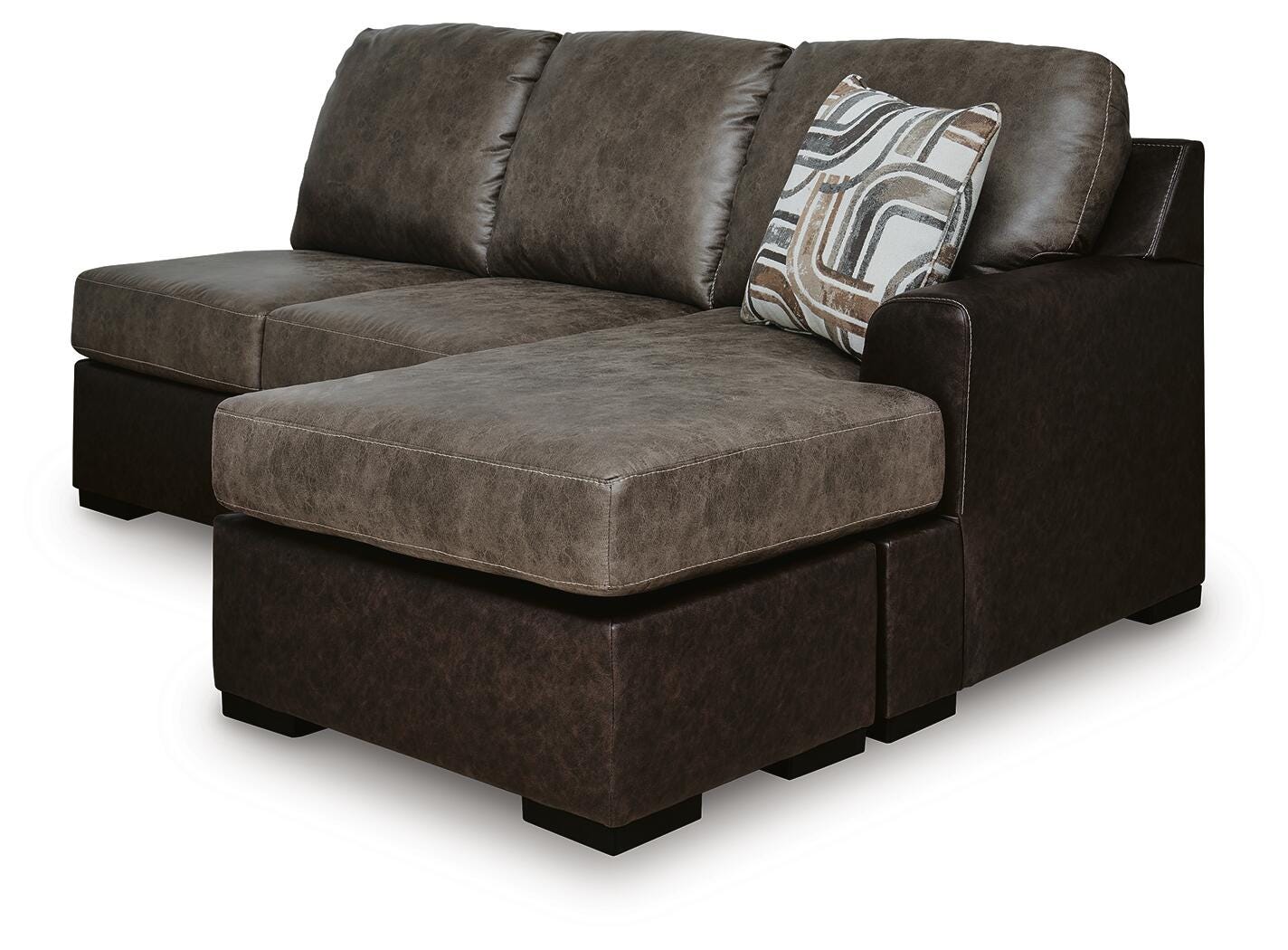 Castille Way 2-Piece Sectional with LAF Sofa Chaise in Fossil