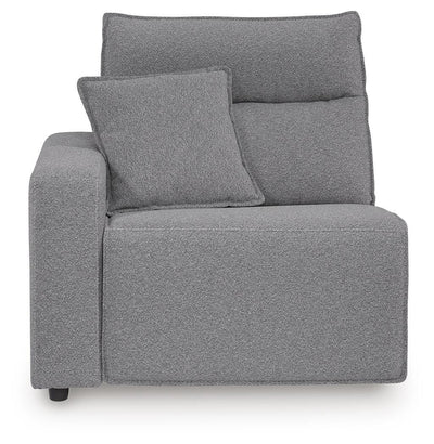 Modmax II 6-Piece Power Reclining Sectional with Console in Salt and Pepper Next-Gen Nuvella