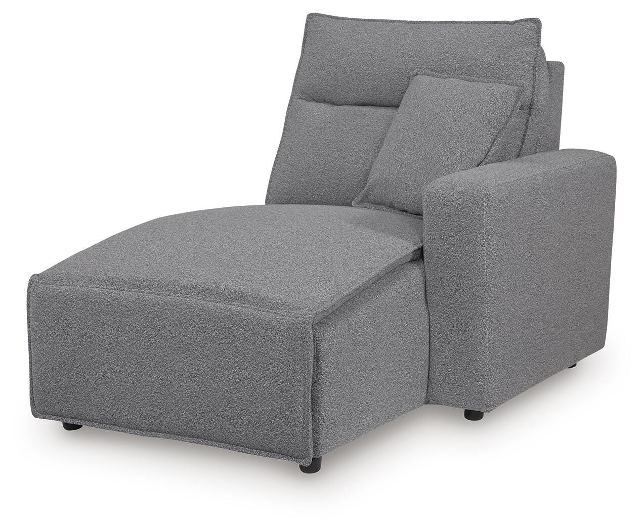 Modmax II 7-Piece RAF Chaise Power Reclining Sectional and Audio System in Salt and Pepper