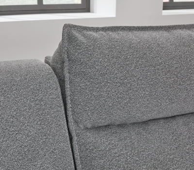 Modmax II 6-Piece LAF Chaise Power Reclining Sectional and Console in Salt and Pepper Next-Gen Nuvella