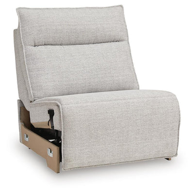 Modmax II 7-Piece LAF Chaise Power Reclining Sectional and Audio Console in Stone