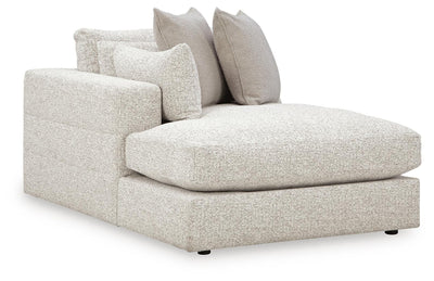 Ashbourne Estate 6-Piece LAF Chaise Sectional in Snowstone
