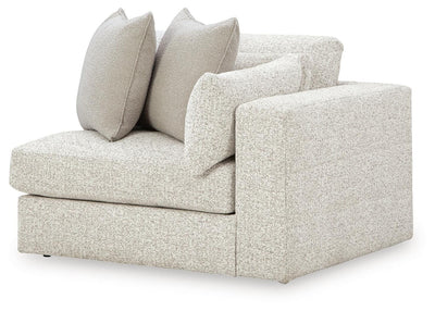 Ashbourne Estate 6-Piece LAF Chaise Sectional in Snowstone