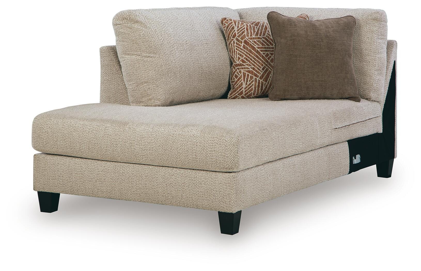 Steelwater Retreat 2-Piece LAF Chaise Sectional in Latte