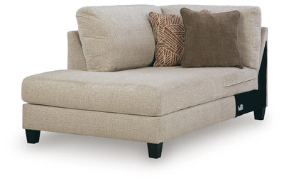 Steelwater Retreat 2-Piece LAF Chaise Sectional in Latte
