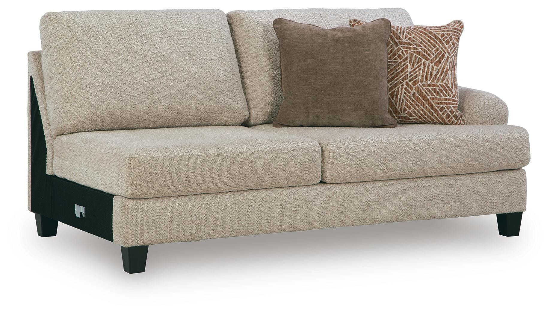 Steelwater Retreat 2-Piece LAF Chaise Sectional in Latte