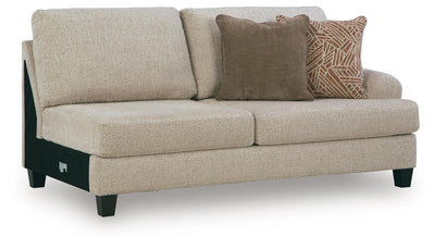 Steelwater Retreat 2-Piece LAF Chaise Sectional in Latte