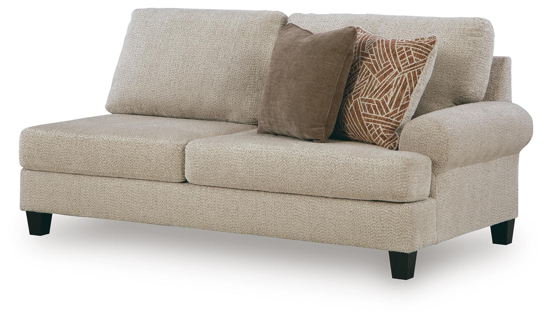 Steelwater Retreat 2-Piece LAF Chaise Sectional in Latte