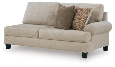 Steelwater Retreat 2-Piece LAF Chaise Sectional in Latte