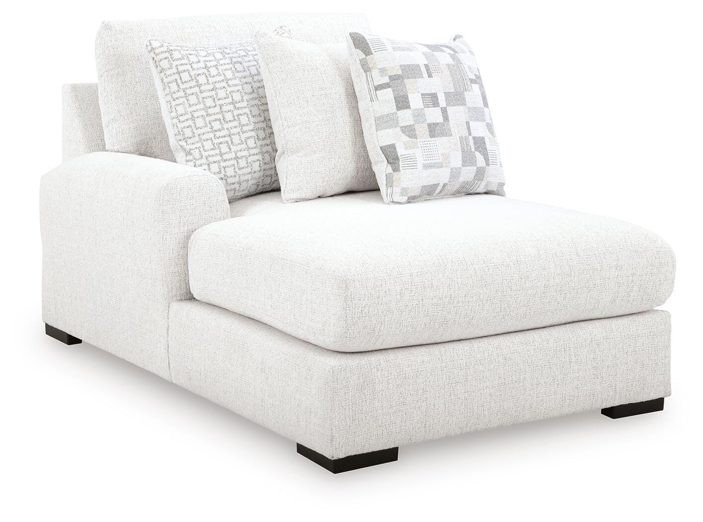 Misty-Lakes 5-Piece LAF Chaise Sectional in Chalk