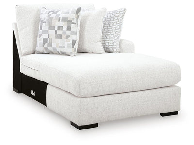 Misty-Lakes 4-Piece Double Chaise Sectional in Chalk