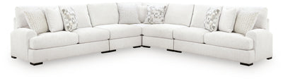 Misty-Lakes 5-Piece Sectional in Chalk