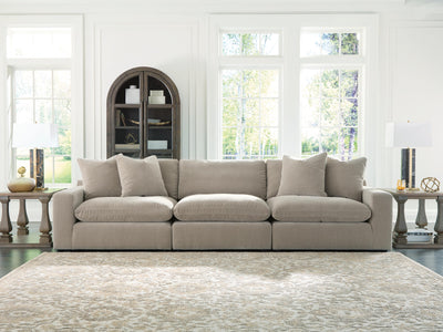 Maxton Heights 3-Piece Sectional Sofa in Pebble