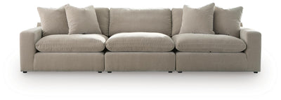 Maxton Heights 3-Piece Sectional Sofa in Pebble