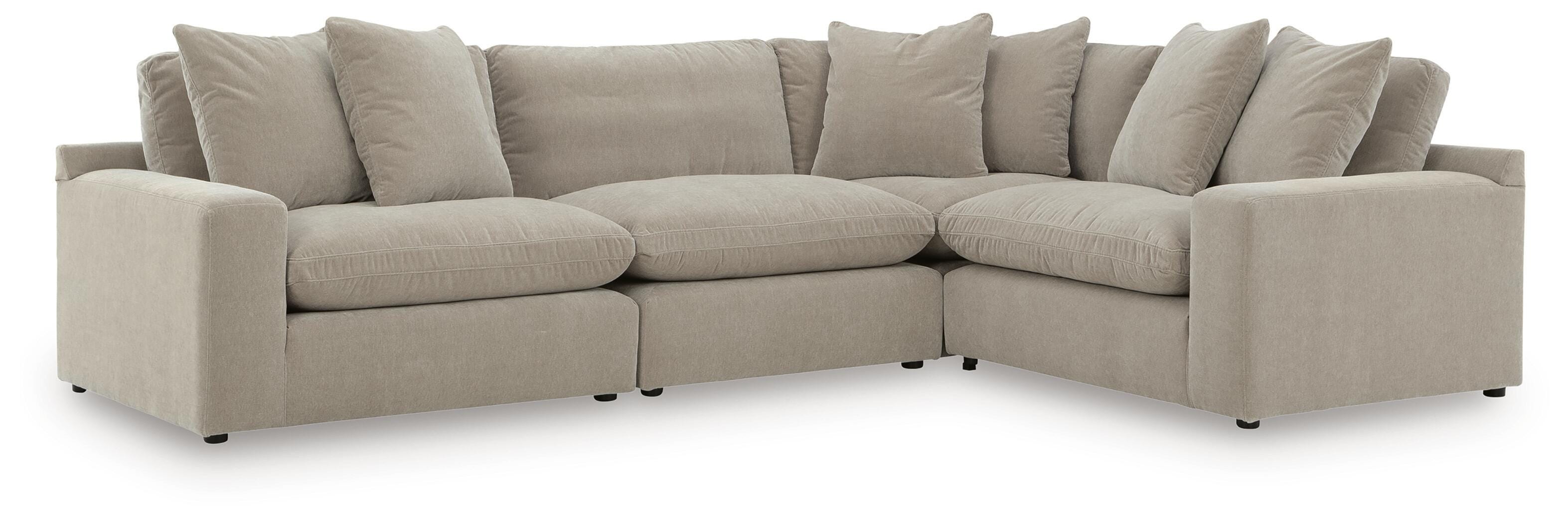 Maxton Heights 4-Piece Sectional in Pebble