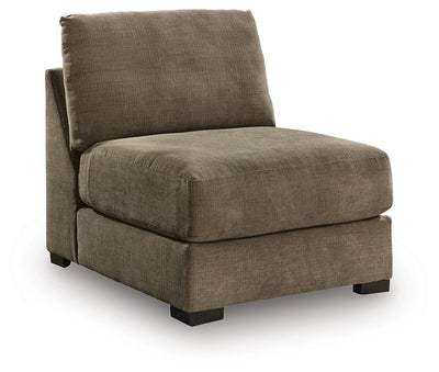 Camellia-Court 5-Piece Sectional in Coffee