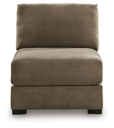 Camellia-Court 6-Piece LAF Chaise Sectional in Coffee
