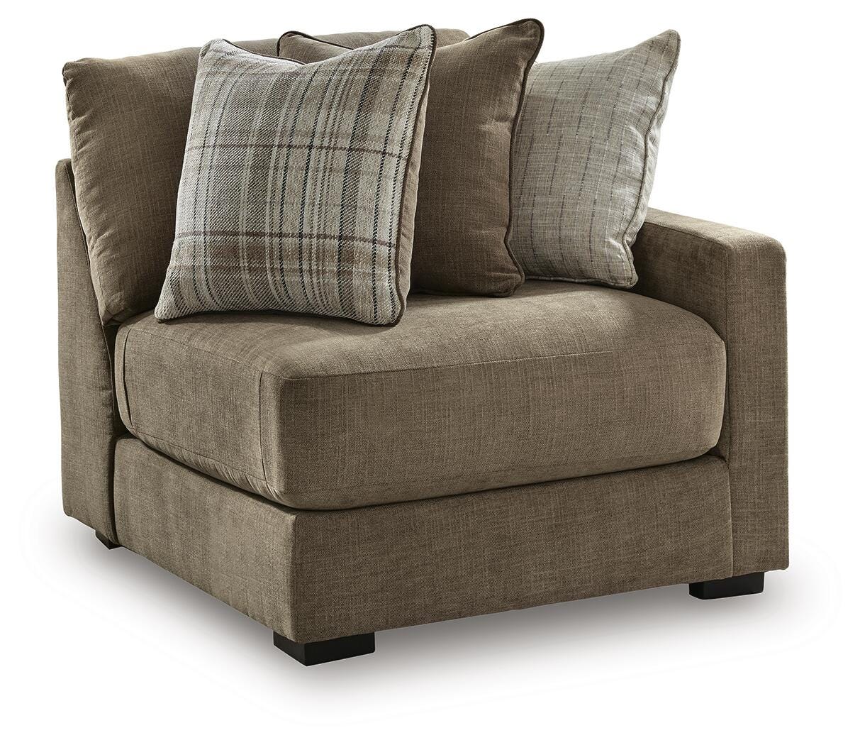 Camellia-Court 5-Piece Sectional in Coffee
