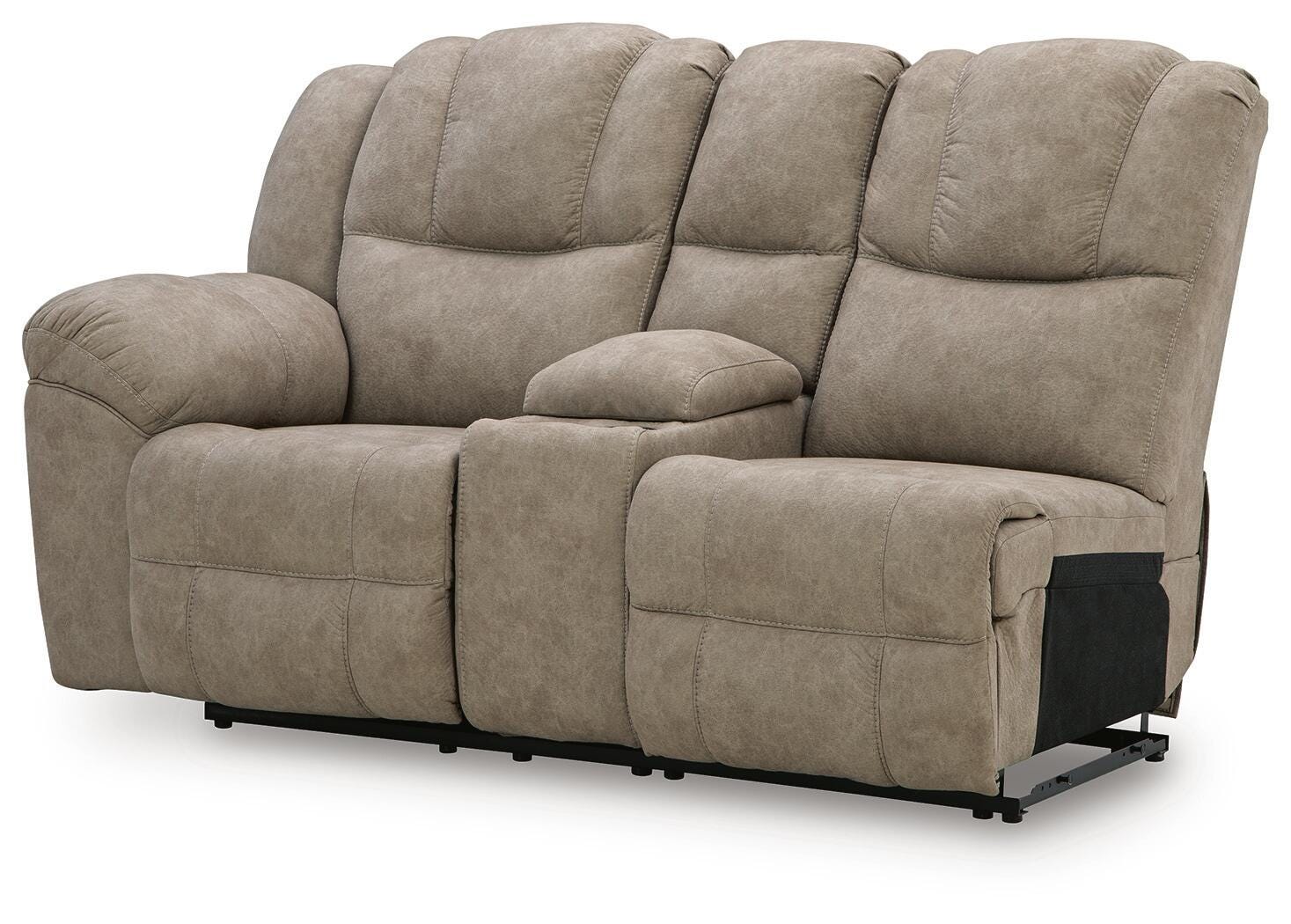 Pearce-Pike 3-Piece Reclining Sectional w/ Console in Birch
