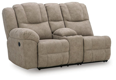 Pearce-Pike 3-Piece Reclining Sectional w/ Console in Birch