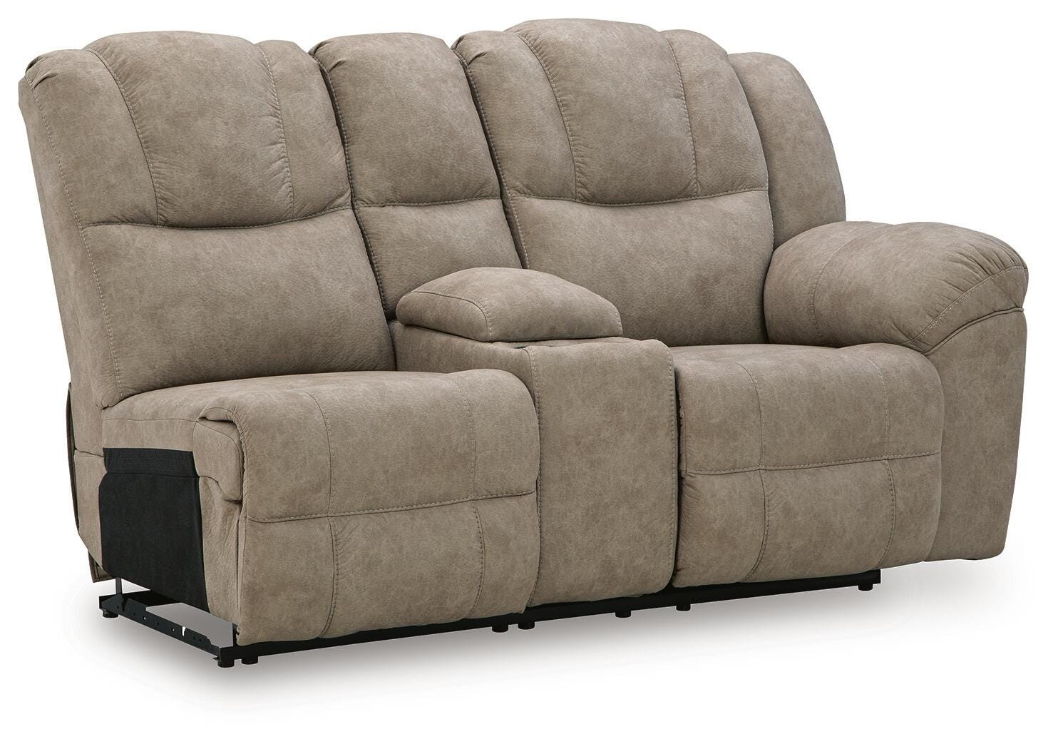 Pearce-Pike 3-Piece Reclining Sectional with Console in Birch