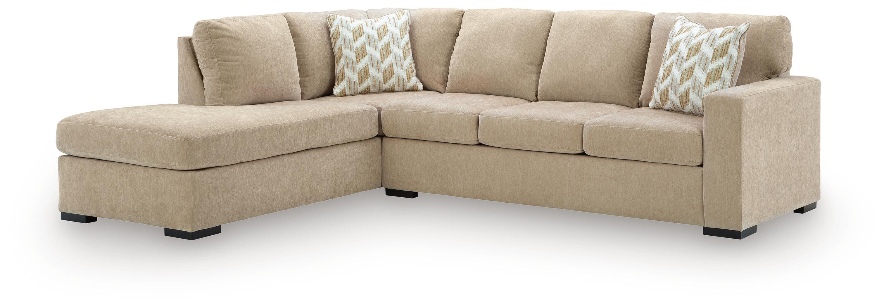 Bridgepoint 2-Piece Sleeper Sectional with Chaise in Almond