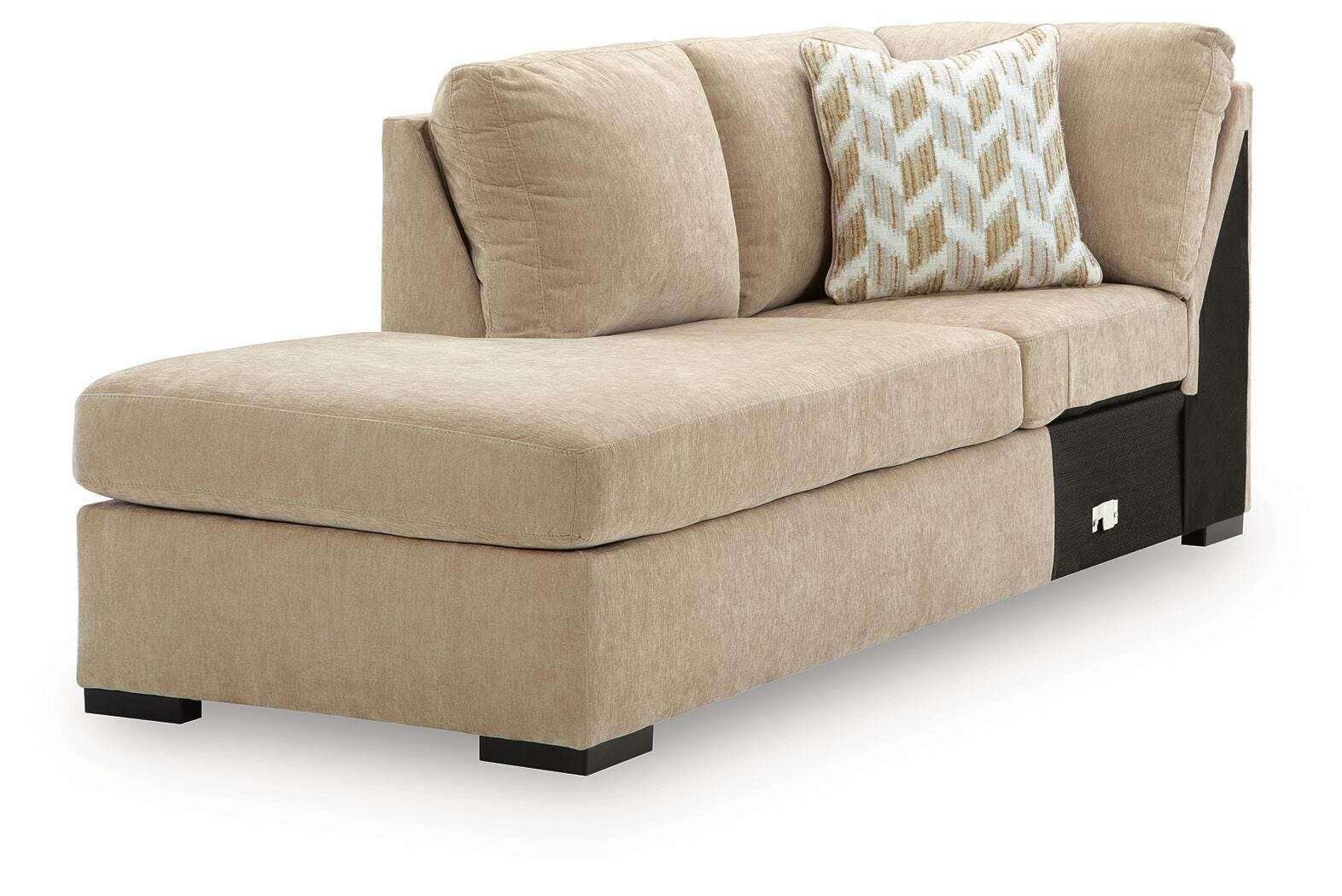 Bridgepoint 2-Piece Sleeper Sectional with Chaise in Almond