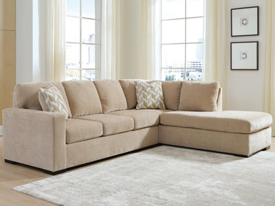 Bridgepoint 2-Piece Sectional with RAF Chaise in Almond