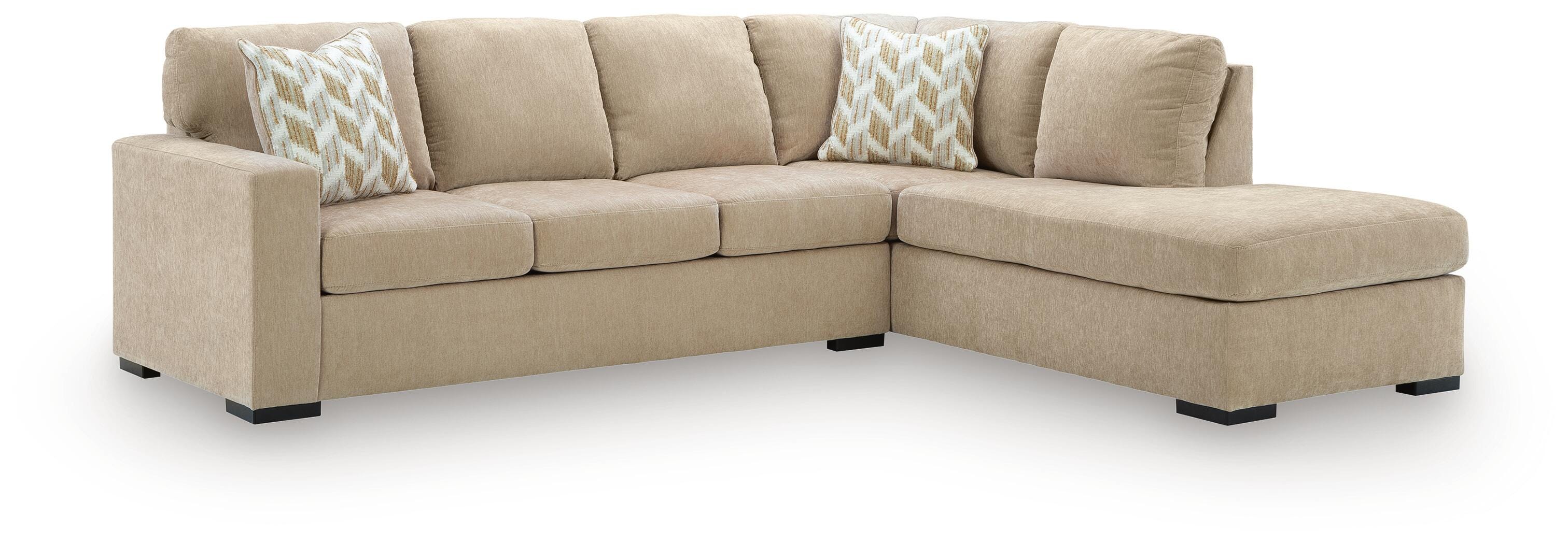 Bridgepoint 2-Piece Sectional with RAF Chaise in Almond