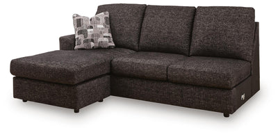 Lentiz 2-Piece Sectional w/ Chaise in Onyx