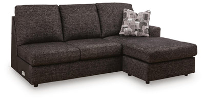 Lentiz 2-Piece Sectional with Chaise  in Onyx