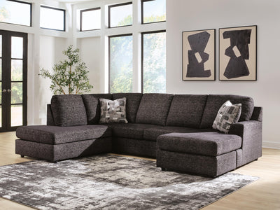 Lentiz 2-Piece Sectional with Chaise  in Onyx