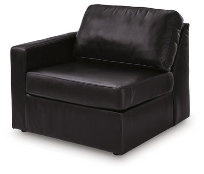 Modmax II 5-Piece Sectional in Black Leather