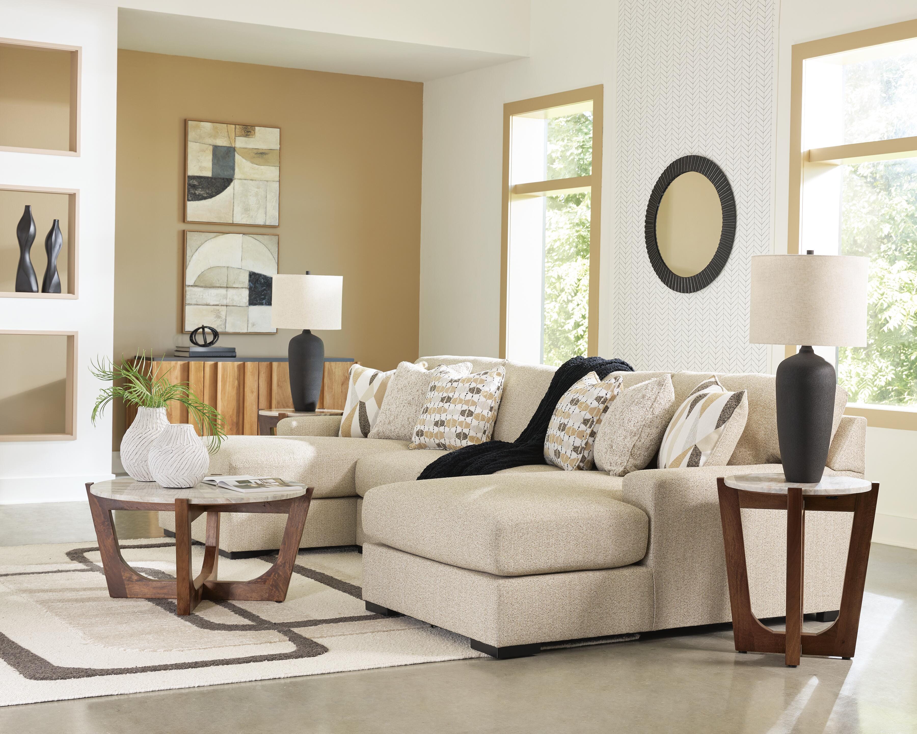 Laurelgrove 3-Piece  Sectional in Pebble