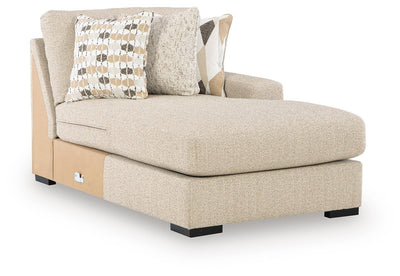 Laurelgrove 3-Piece Double Chaise Sectional in Pebble