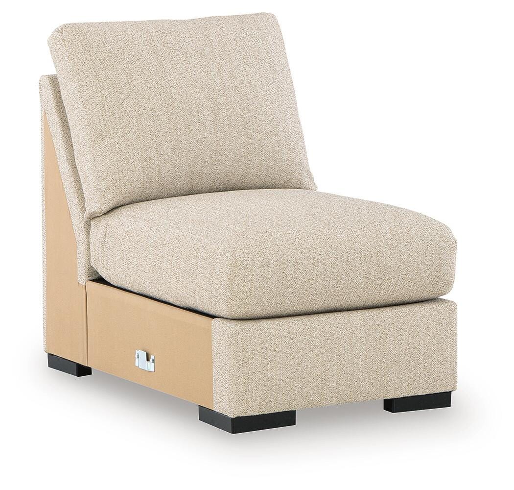Laurelgrove 5-Piece RAF Chaise Sectional in Pebble