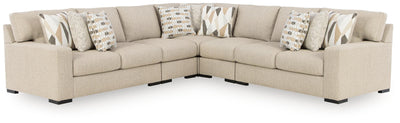 Laurelgrove 5-Piece Sectional in Pebble