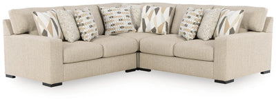 Laurelgrove 3-Piece Sectional in Pebble