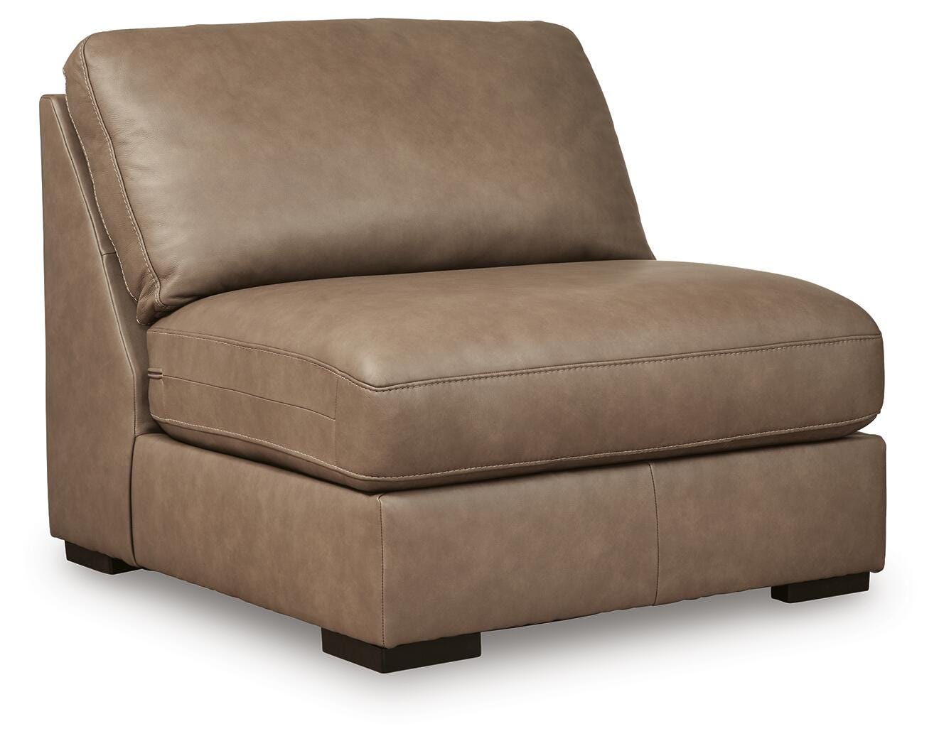 Veronella 5-Piece Sectional in Sahara Leather