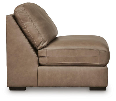 Veronella 3-Piece Sectional Sofa in Sahara Leather